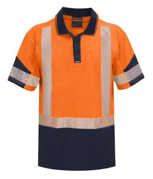 Picture of BISON POLO DAY/NIGHT COTTON BACKED
